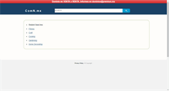Desktop Screenshot of comn.mx